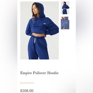 Joah Brown Empire S/M pullover hoodie